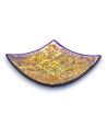TREMITI | Blauer Tafelaufsatz mit Blattgold | Anlässe | Murano-Store
