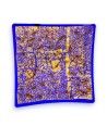 TREMITI | Blauer Tafelaufsatz mit Blattgold | Anlässe | Murano-Store