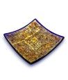 TREMITI | Blauer Tafelaufsatz mit Blattgold | Anlässe | Murano-Store