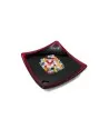 GEOX | Schwarze Untertasse mit Murrine | Murano-Store