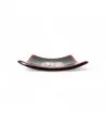 GEOX | Schwarze Untertasse mit Murrine | Murano-Store