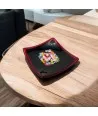 GEOX | Schwarze Untertasse mit Murrine | Murano-Store