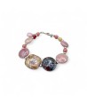 GAUDI' | Armband mit rosa Perlen | Murano-Store