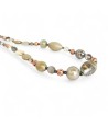 BOURGEOIS | Collar de perlas beige | Murano-Store