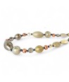 BOURGEOIS | Collar de perlas beige | Murano-Store