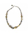 BOURGEOIS | Collar de perlas beige | Murano-Store