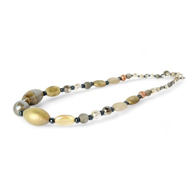 BOURGEOIS | Collier de perles beige | Murano-Store