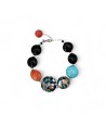 POLLOK | Bracciale con perle Nere | Murano-Store