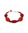 GAUGUIN | Bracciale con perle Corallo | Murano-Store