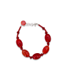 GAUGUIN | Bracciale con perle Corallo | Murano-Store