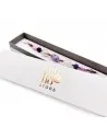 RIVERA | Lila und blaues Perlenarmband mit Aventurin | Murano-Store