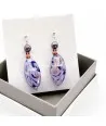 RIVERA | Lila und Blaue Ohrringe mit Adventurin | Murano-Store