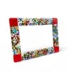 ARMONIA | Fotorahmen Rot mit Murrine | Murano-Store