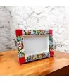 ARMONIA | Fotorahmen Rot mit Murrine | Murano-Store