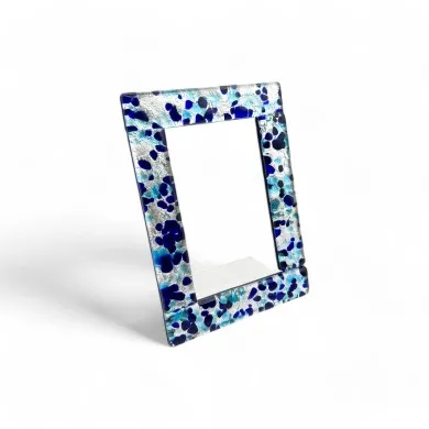 ETERNA | Moldura para fotografias com folha de prata | Murano-Store
