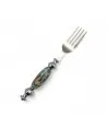 ENEA | Decorative fork with colored pearl | Murano-Store