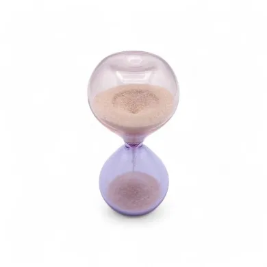 KAIROS | Ampulheta Rosa e Ametista | Murano-Store