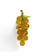 VIGNA | Grappolo d'uva 14 Chicchi | Ambra satinato | Murano-Store