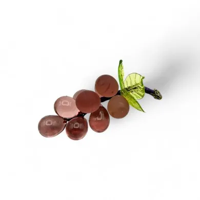 VIGNA | Grappolo d'uva 9 Chicchi | Ametista scuro | Murano-Store