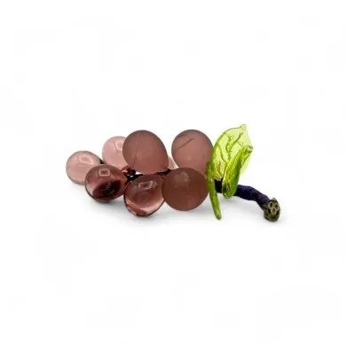VIGNA | Grappolo d'uva 9 Chicchi | Ametista scuro | Murano-Store