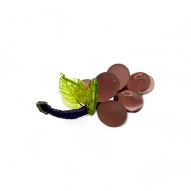 VIGNA | Grappolo d'uva 9 Chicchi | Ametista scuro | Murano-Store