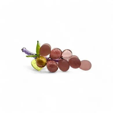 VIGNA | Grappolo d'uva 9 Chicchi | Ametista scuro | Murano-Store