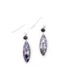MONET | Anhänger Ohrringe Lila | Murano-Store