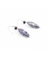 MONET | Anhänger Ohrringe Lila | Murano-Store