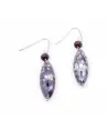 MONET | Anhänger Ohrringe Lila | Murano-Store