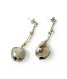 REMBRANDT | Brincos de pérolas em aventurina | Murano-Store