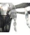 JOSE' | Candelabro moderno | Cinzento fumado | Murano-Store