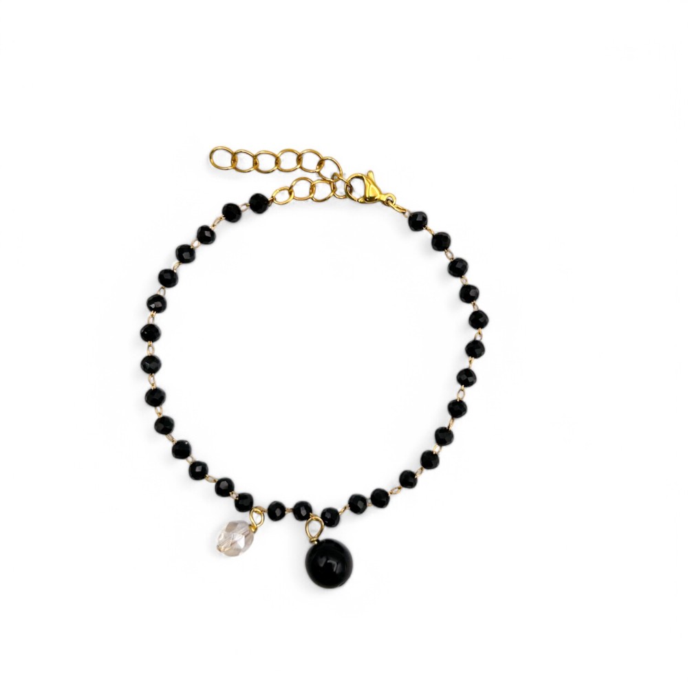 GIOIA | Bracelet avec perles brillantes | Murano-Store