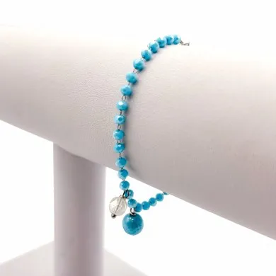 GIOIA | Bracelet avec perles brillantes | Murano-Store