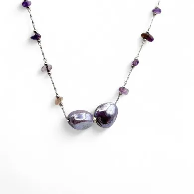 LUCE | Colla con catenina in argento | Murano-Store