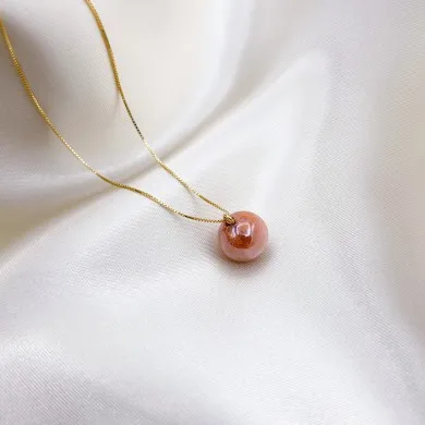 ASHLEY | Silber Halskette mit Glasperle | Murano-Store