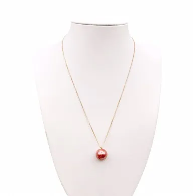 ASHLEY | Silber Halskette mit Glasperle | Murano-Store