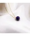 ASHLEY | Collar de plata con cuenta de cristal | Murano-Store
