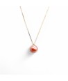 ASHLEY | Collana in Argento con perla in vetro | Murano-Store