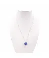 ASHLEY | Silver Necklace with Glass Bead | Murano-Store