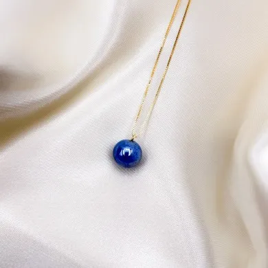 ASHLEY | Silber Halskette mit Glasperle | Murano-Store