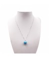 ASHLEY | Collier argent et perle de verre | Murano-Store