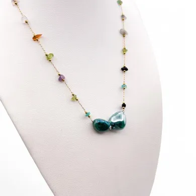 LIGHT | Kleber mit Goldkette | Murano-Store