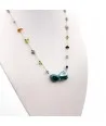 LIGHT | Cola com corrente dourada | Murano-Store