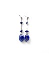 LIGHT | Boucles d'oreilles pendantes en perles de Murano | Murano-Store