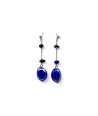 LIGHT | Boucles d'oreilles pendantes en perles de Murano | Murano-Store