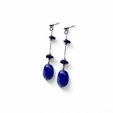 LIGHT | Boucles d'oreilles pendantes en perles de Murano | Murano-Store