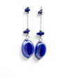 LIGHT | Boucles d'oreilles pendantes en perles de Murano | Murano-Store