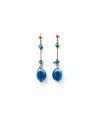 LUZ | Pendientes de gota con detalles dorados | Murano-Store