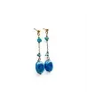 LIGHT | Tropfenohrringe mit Golddetails | Murano-Store
