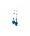LIGHT | Tropfenohrringe mit Golddetails | Murano-Store